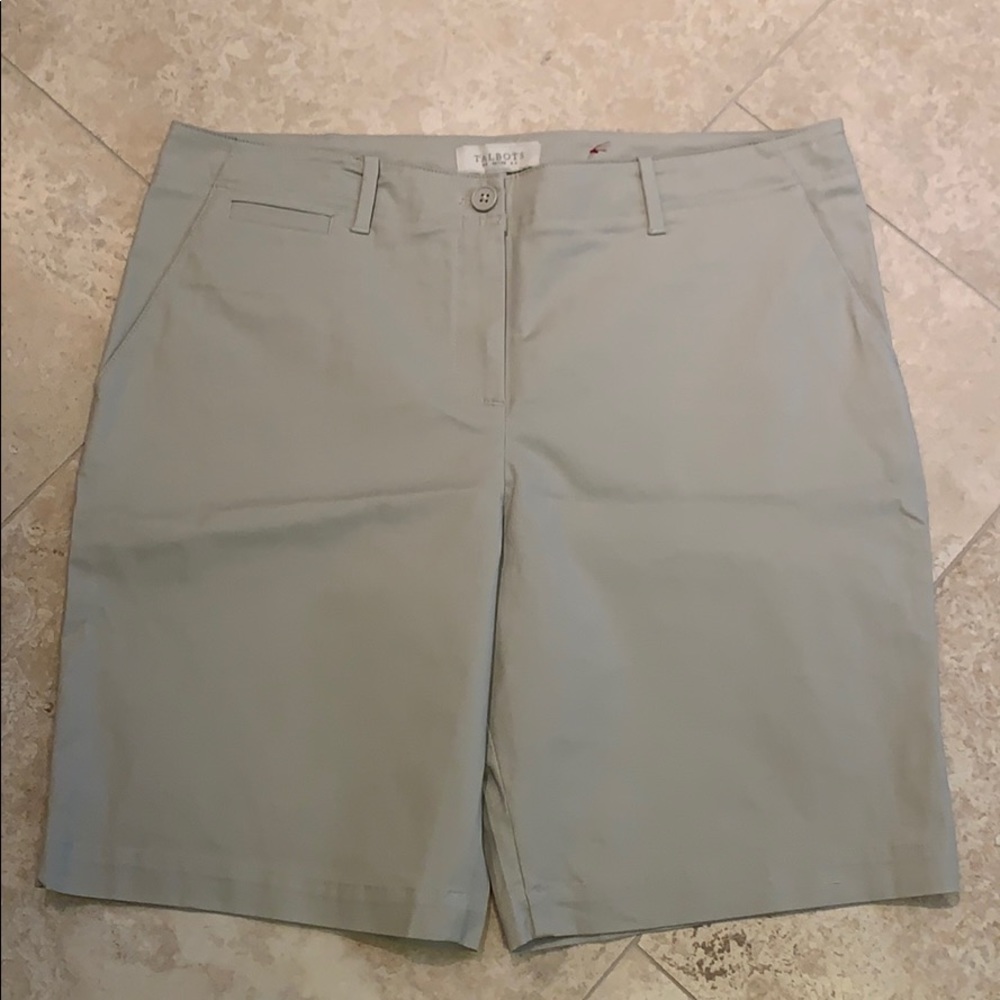 NWOT Talbots Khaki Shorts